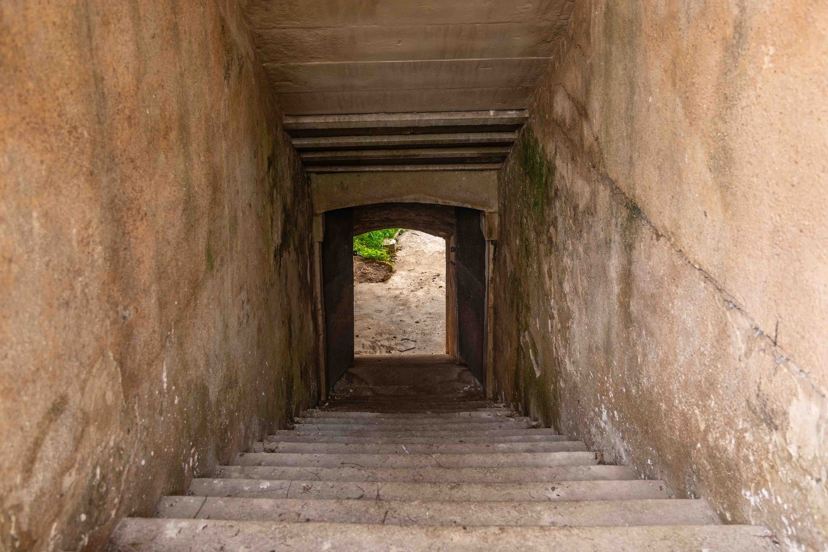 Foto della scala della chiesa di santa maria della porta